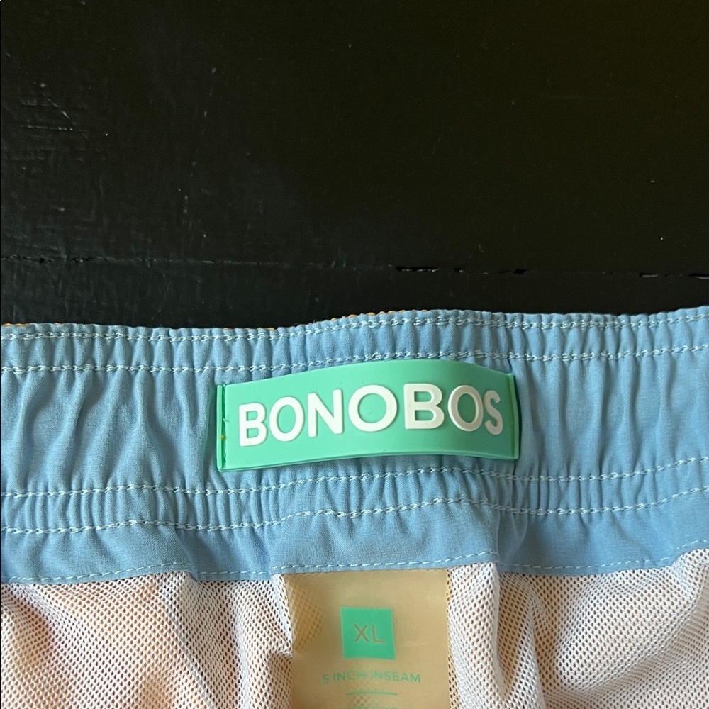 Bonobos Men's Peach Swim Trunks - Picture 2 of 4